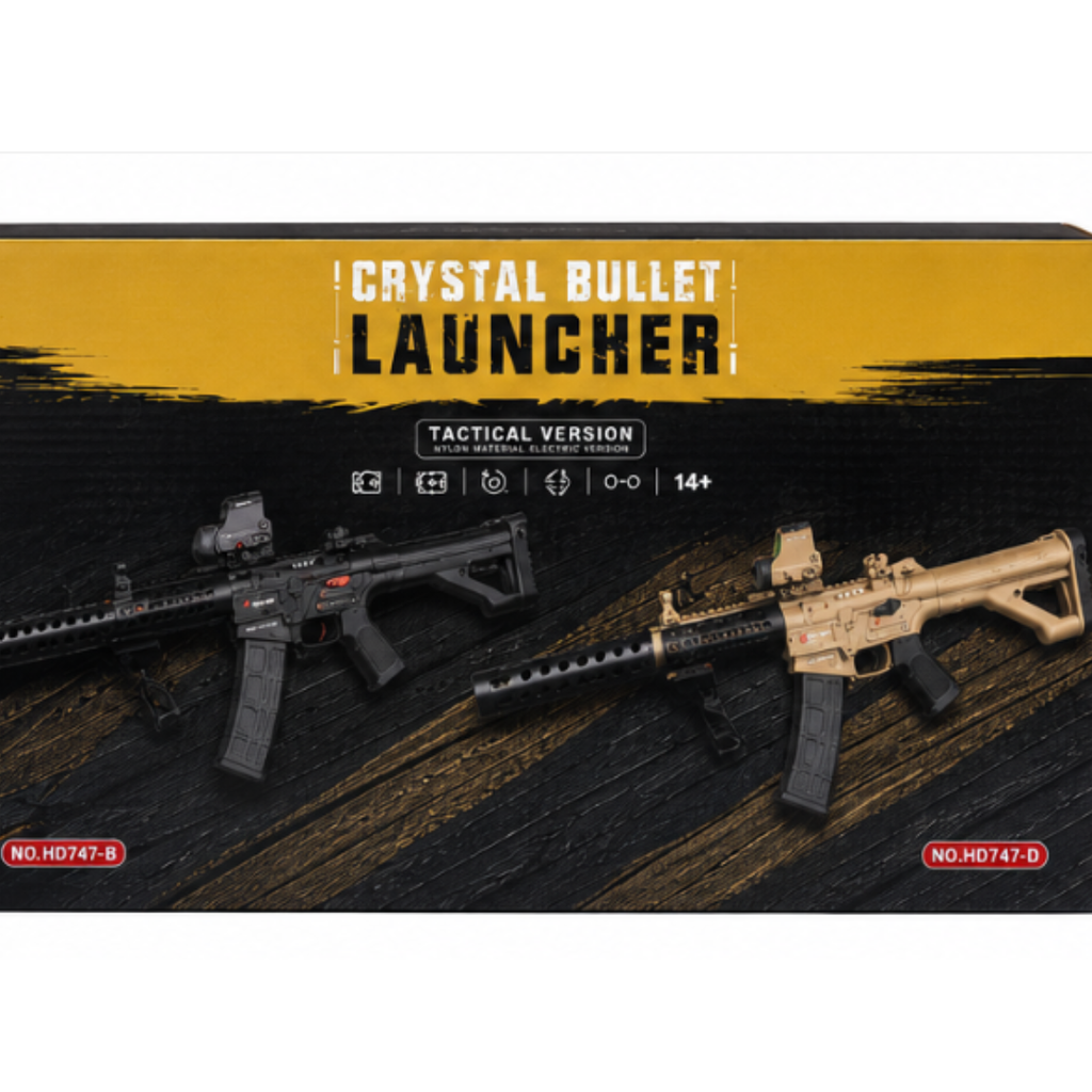 HD747B CMM Toys,Crystal Bullet Launcher Tactical Version Electric Gel Blaster, Colour as per Avilability (14 Years+)rystal Bullet Launcher