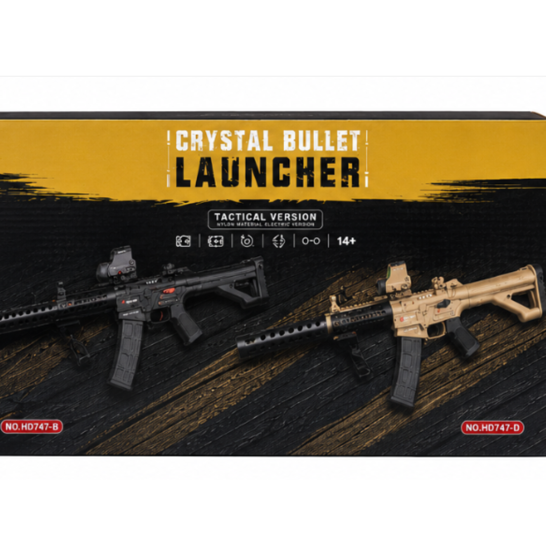 HD747B CMM Toys,Crystal Bullet Launcher Tactical Version Electric Gel Blaster, Colour as per Avilability (14 Years+)rystal Bullet Launcher