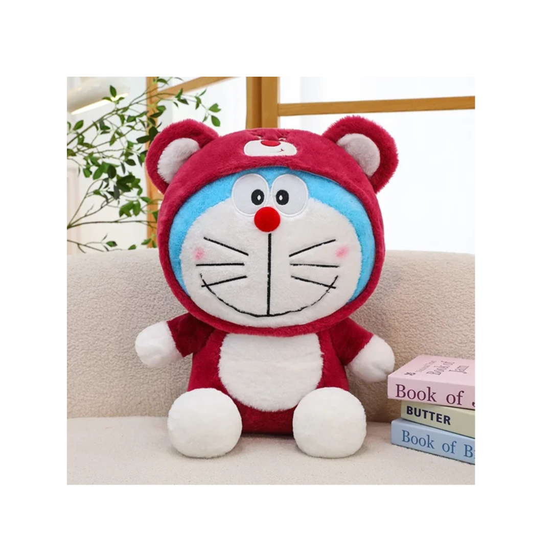 Rolex Doraemon in Lotso Bear Hoodie Plush Toy 3-12 Years