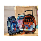 Trolley School Bag - 16 Inch Rolling Backpack for Kids ( Random Design will be shipped)