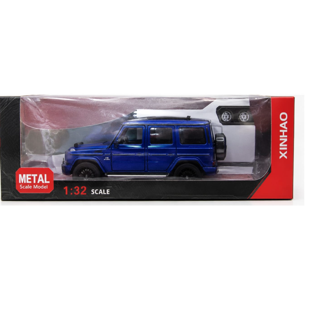 Toy Rush Mercedes-Benz G-Wagon 1:32 Scale Die-Cast Model Car (Blue) (3Years+)