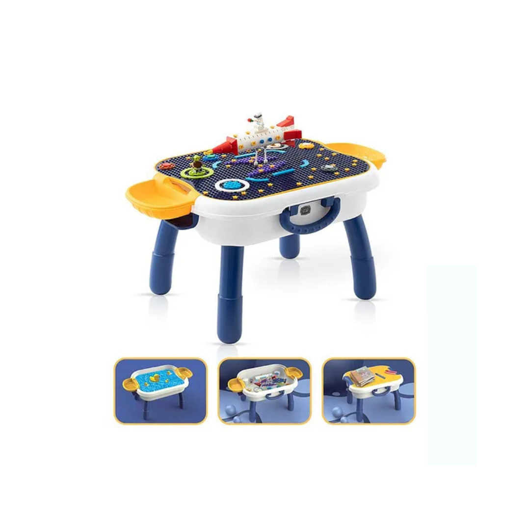 JB Impex Building Blocks Activity Table 13 Pieces for Kids Age 3+ Random Colour as per Availability