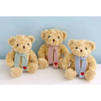 Soft Plush Teddy Bear with Scarf – Cute Stuffed Soft Toy for Kids