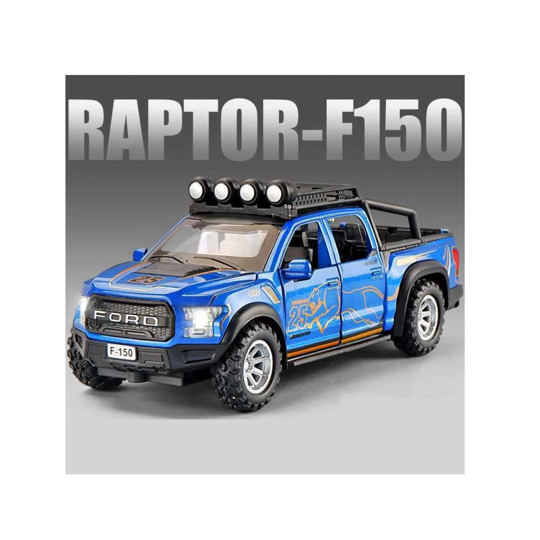 1:32 Die-Cast Off-Road Pickup Truck Toy – Blue