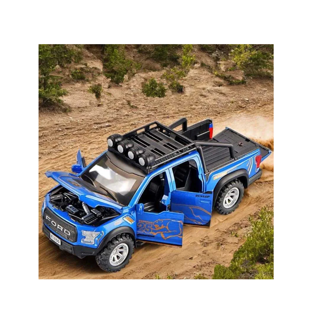 1:32 Die-Cast Off-Road Pickup Truck Toy – Blue