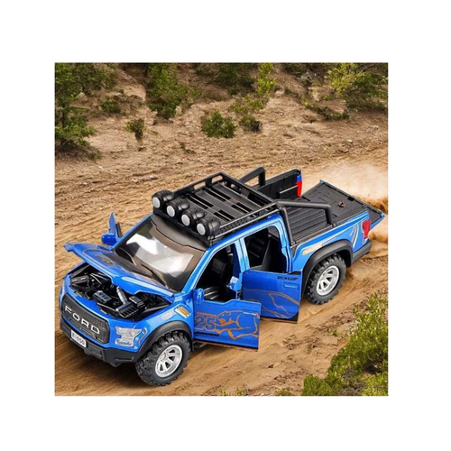 1:32 Die-Cast Off-Road Pickup Truck Toy – Blue