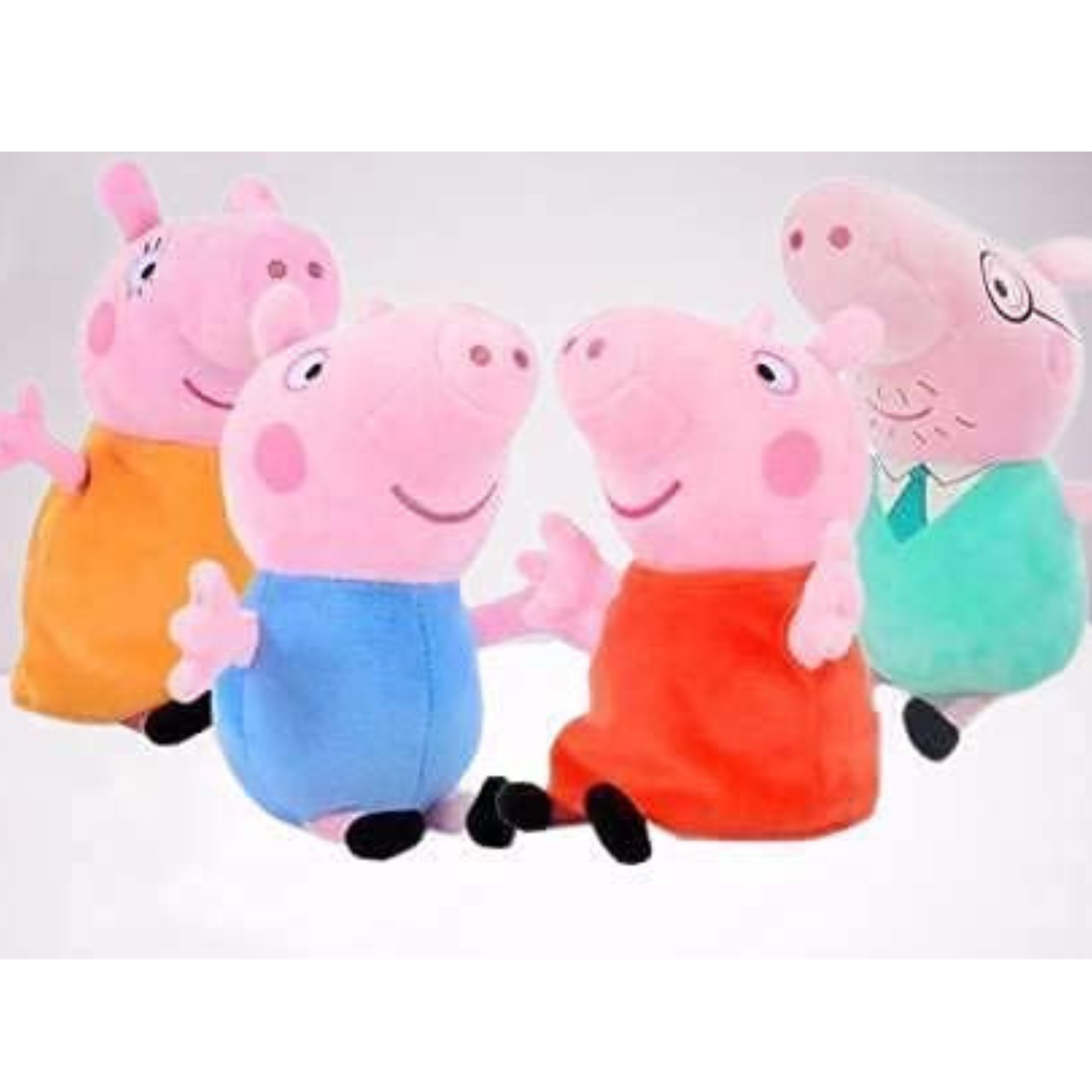 Rolex Peppa Pig Family Plush Soft Toy Small Stuffed Character for Kids (3+ Years)