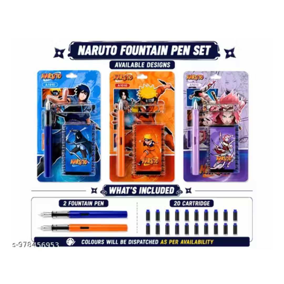 Ub Collection Fountain Pen Set Recommended for 5+ Years Random Design and Colour as per Availability