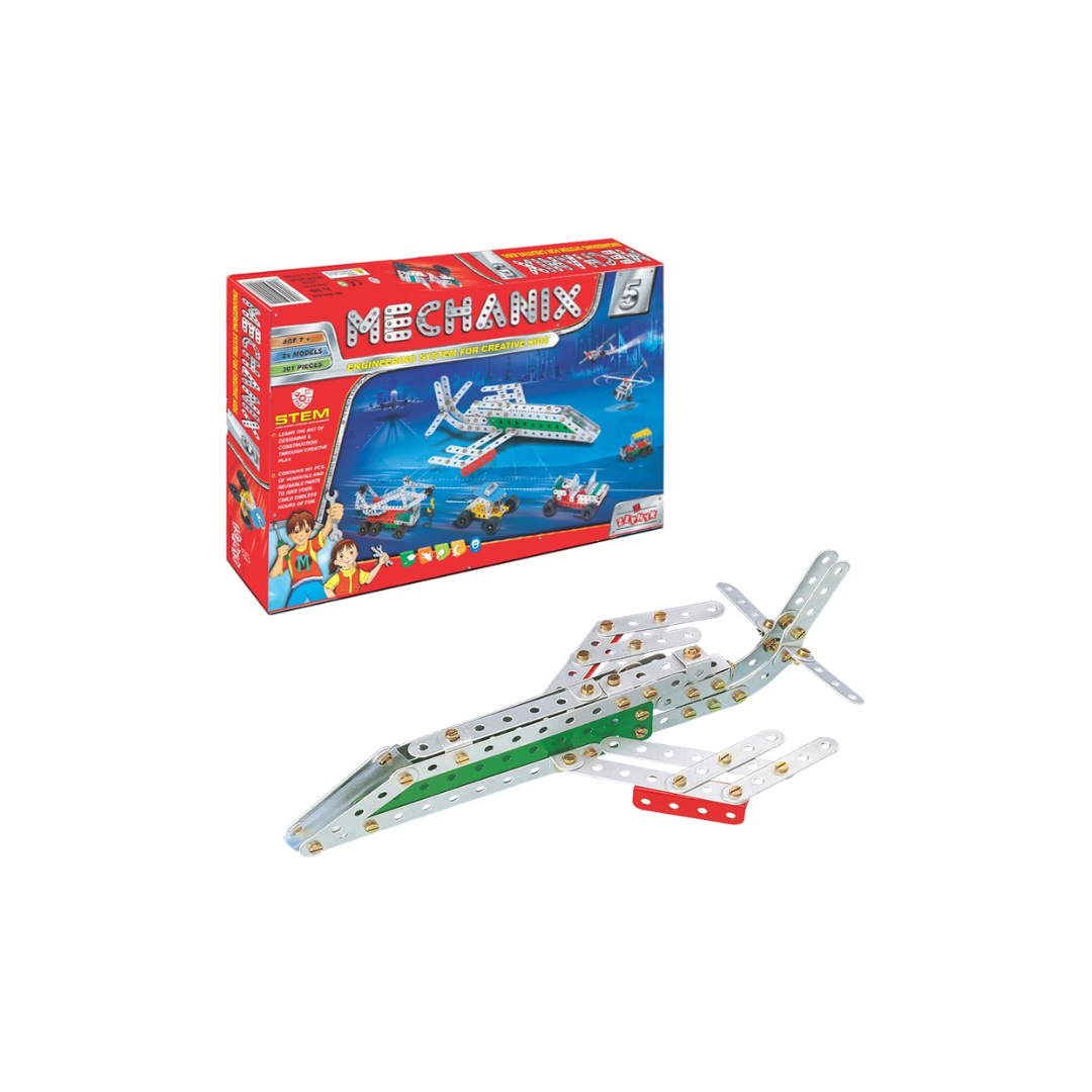 Mechanix-5 STEAM Educational Toy, Building and Construction Set