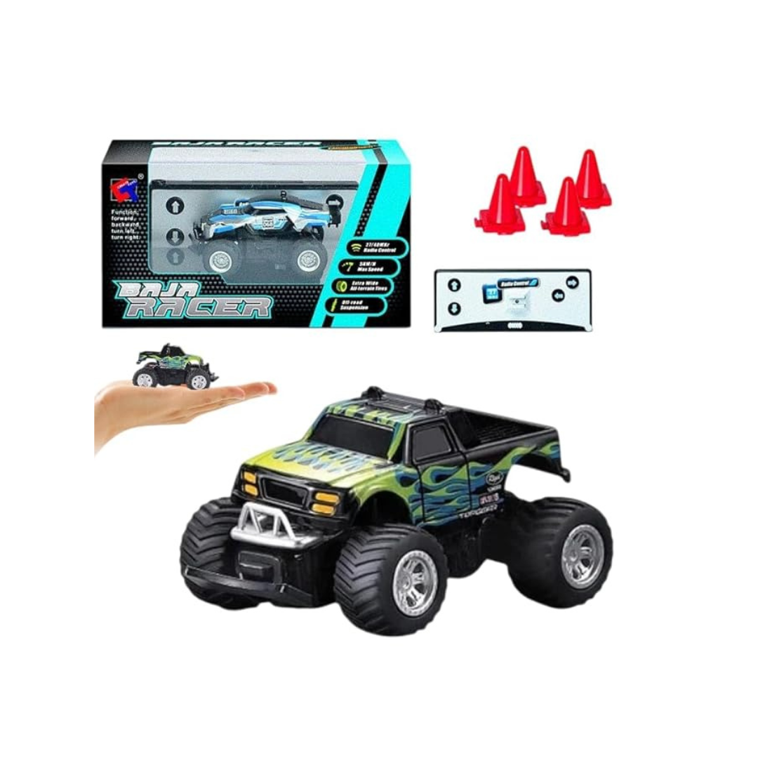 Mini RC Off-Road Monster Truck - 4-Channel Remote Control Toy Vehicle