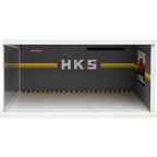 JB Implex Diecast Model Car Racing Service Garage Diorama Display Case with Sports Car (14+ Years)