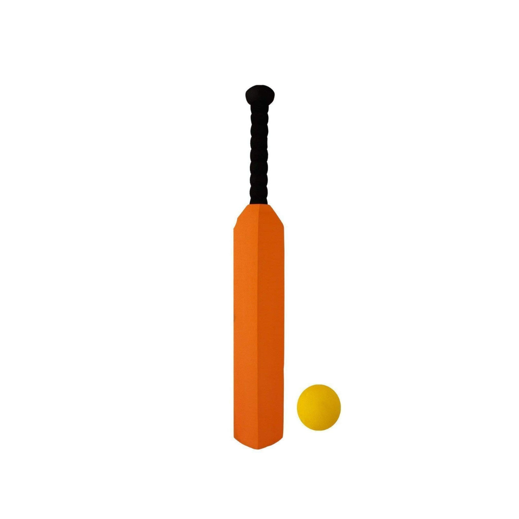 JB Impex Kids Cricket Bat with Ball Toy Set Random Colour as per Availability Age 3+ Years