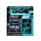 Burago F1 W15 Pit Stop Set