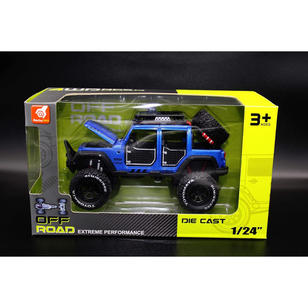 Toy Gallery Die-Cast Off-Road 4x4 Jeep Toy 1:24 Scale (3+ Years)