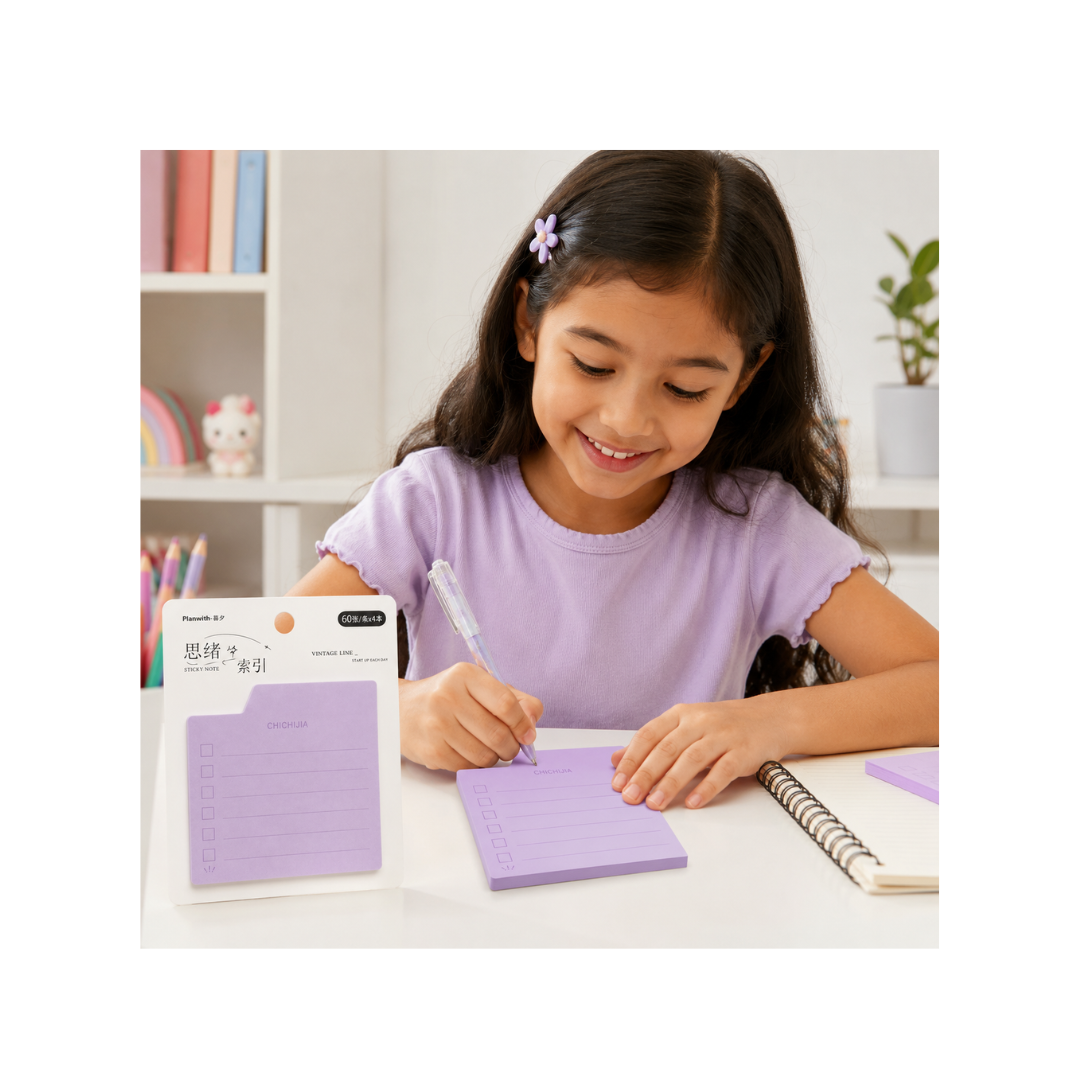 Ub Collection Sticky Note 61-74-9 Age 5+ Years Random Colour as per Availability