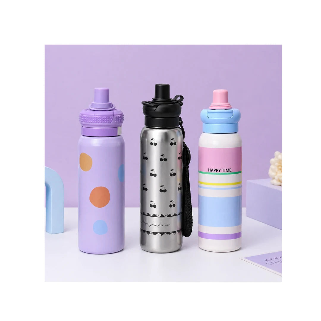 Kids Sipper Water Bottle - Leakproof, Durable 700ml for Daily School Use