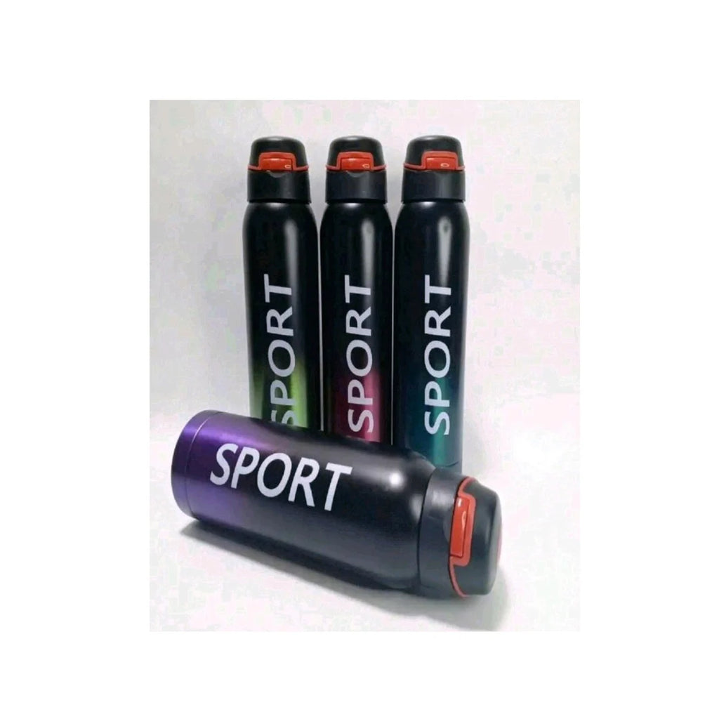 Stainless Steel Sports Water Bottle - Flip Top Lid, Insulated, BPA-Free