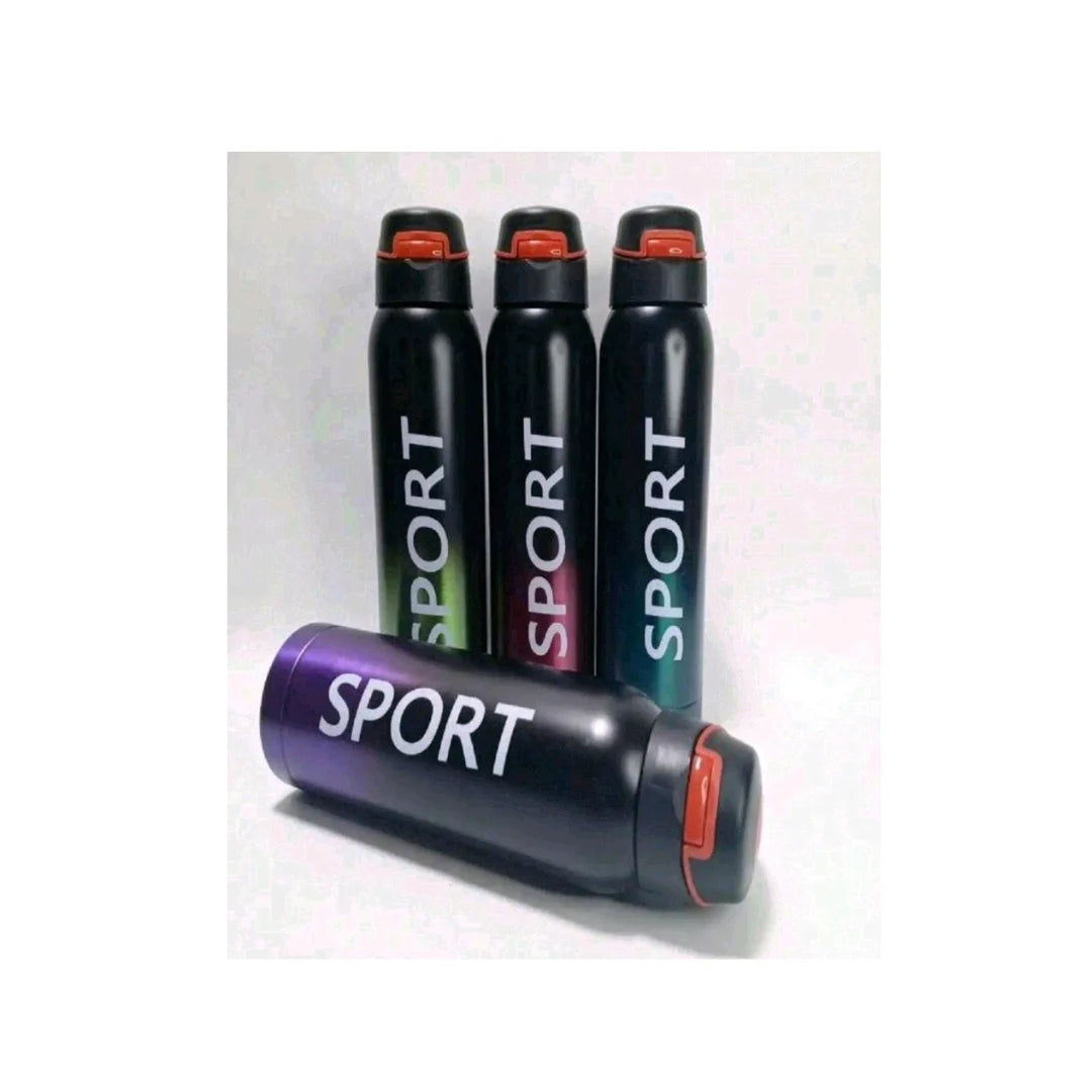 Stainless Steel Sports Water Bottle - Flip Top Lid, Insulated, BPA-Free
