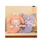 Rolex Mermaid Plush Curtain Tieback Holders – 2 Piece Soft Decorative Curtain Clips (Purple, 35 cm) 3+Years