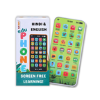 Educational Phone Toy – Type-C Rechargeable, 28 Learning Functions (English & Hindi)