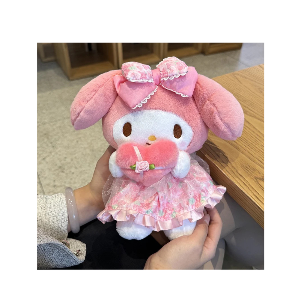 My Melody Rose Floral Dress Plush Toy