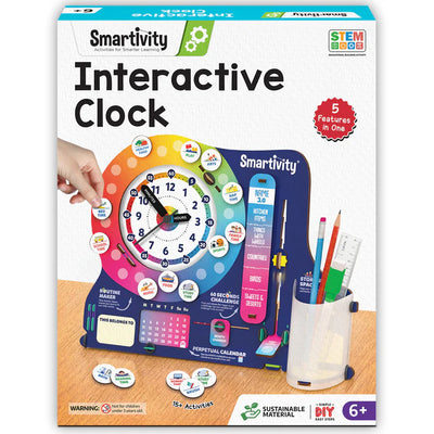 Smartivity Interactive Clock | 6 - 14 years | DIY STEM Construction Toy