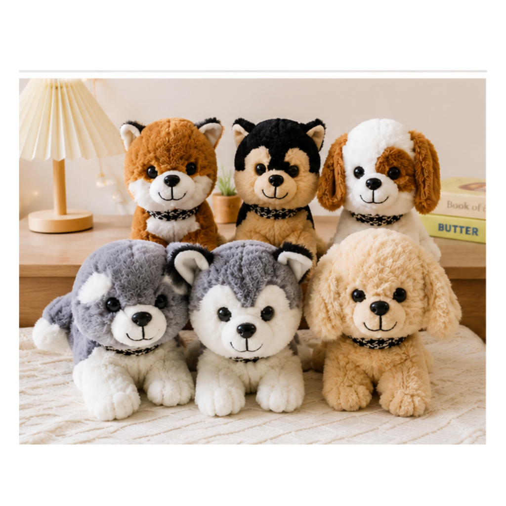 Rolex Cute Puppy Plush Toy – Soft Stuffed Dog Doll for Kids (Colour & Design as per Availability) | Ages 3+