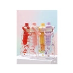 Kids Cat Water Bottle with Straw & Infuser - Cartoon Design, Leak-Proof