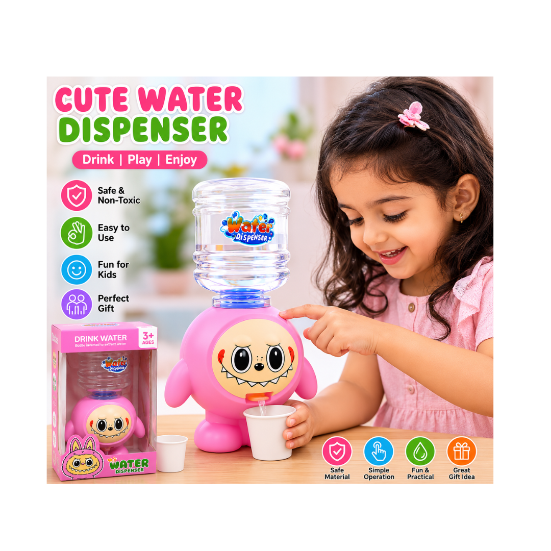 Toy Gallery Cute Mini Water Dispenser Toy Pretend Play Water Dispenser (3 Years+) (Design as Per Availability)