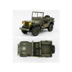 MM Toys Military Car 1:10 Scale 2.4GHz Remote Control Jeep (Colour May Vary) (6 Years+)