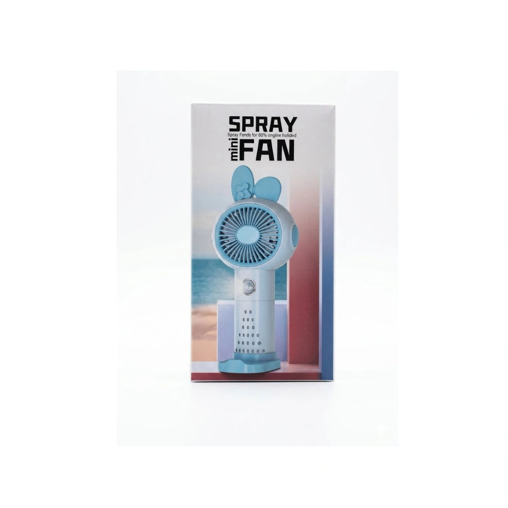 USB Rechargeable Mist Fan - Handheld Water Spray Cooling Fan for Kids