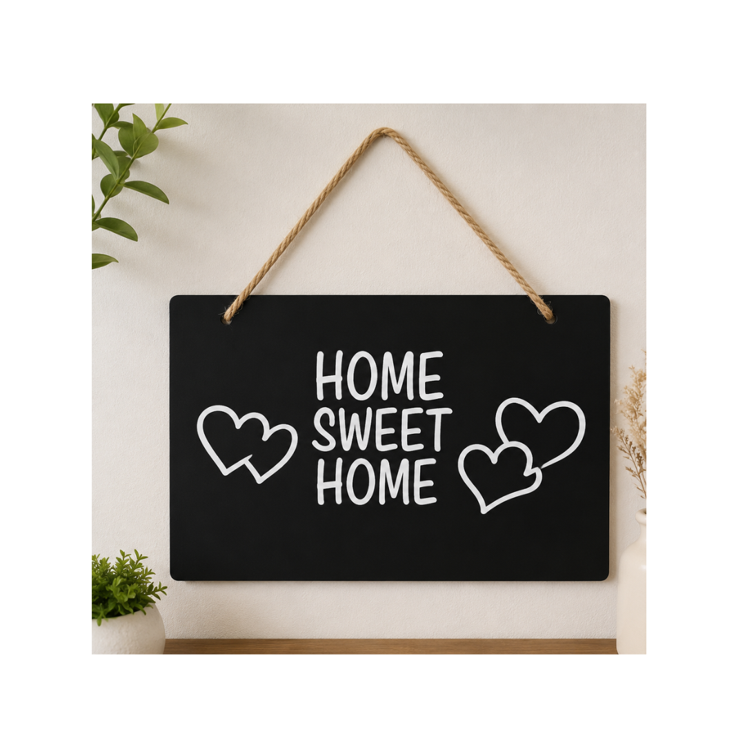 UB Collection Home Sweet Home board L Decorative Hanging Wall Board