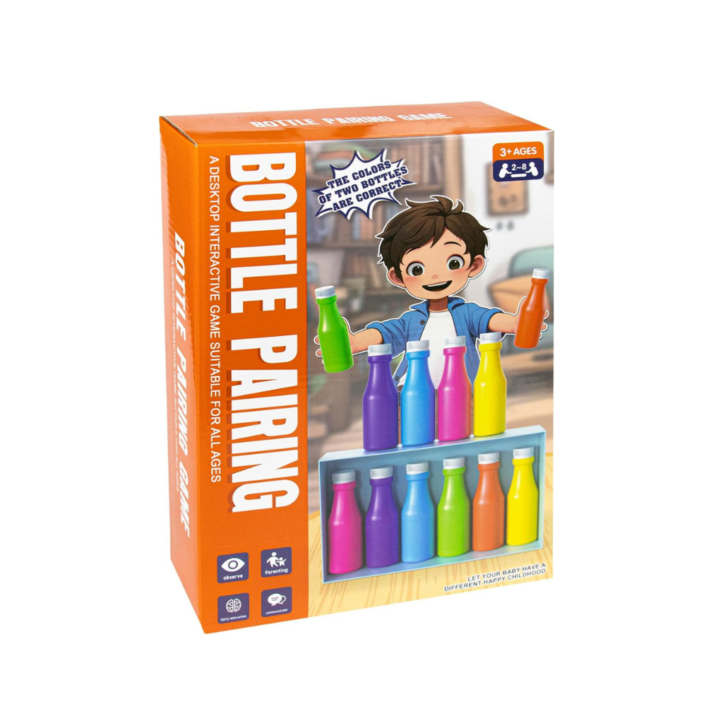 JB Impex Bottle Color Matching Game – Educational Color Sorting & Memory Game for Kids and Family 3+ Years