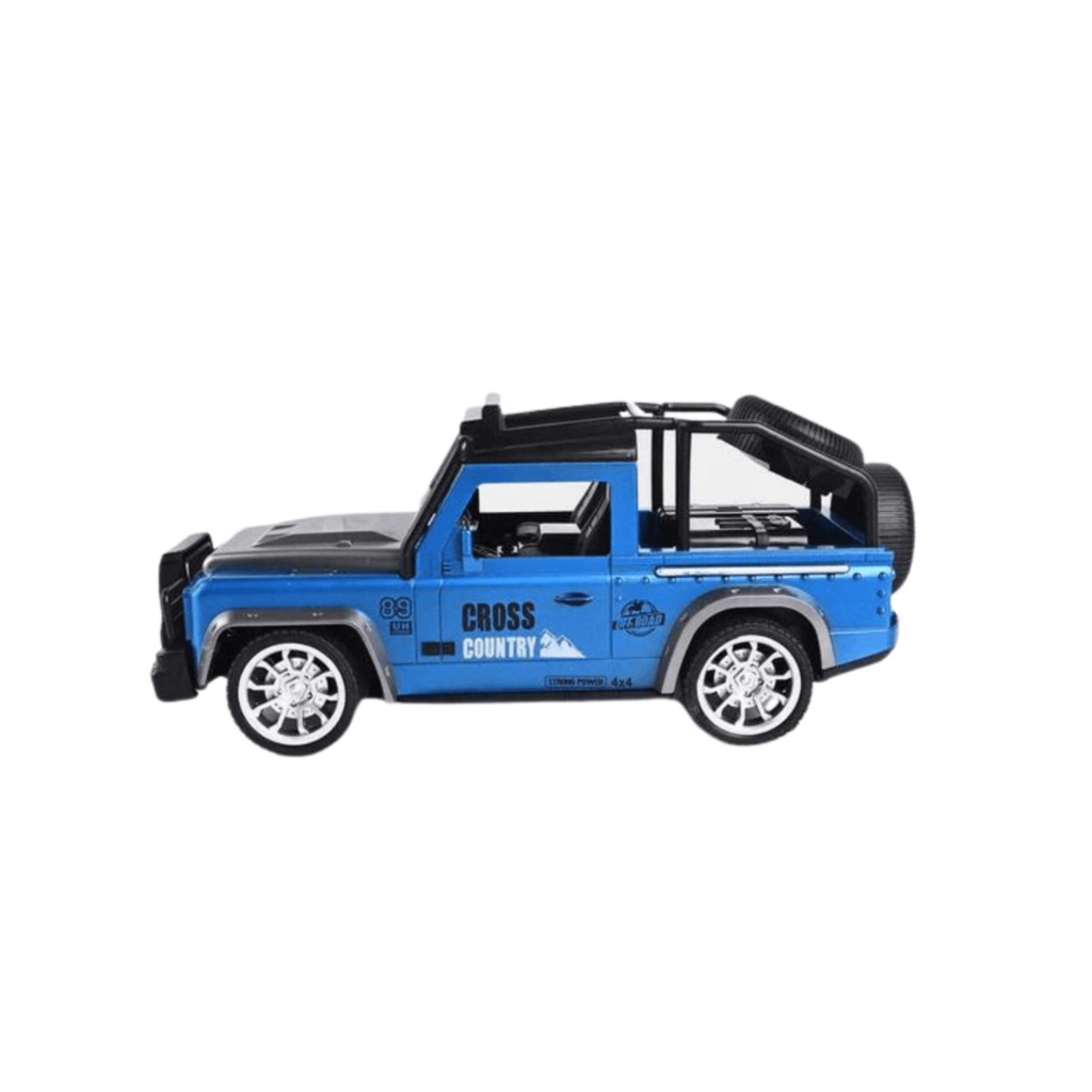 1:24 Scale Remote Control Metal Defender Off-Road Jeep with USB Rechargeable Battery