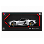 Toy Rush Die-Cast Sports Car Model with Pull Back, Sound & Light 1:24 Scale (6+ Years)