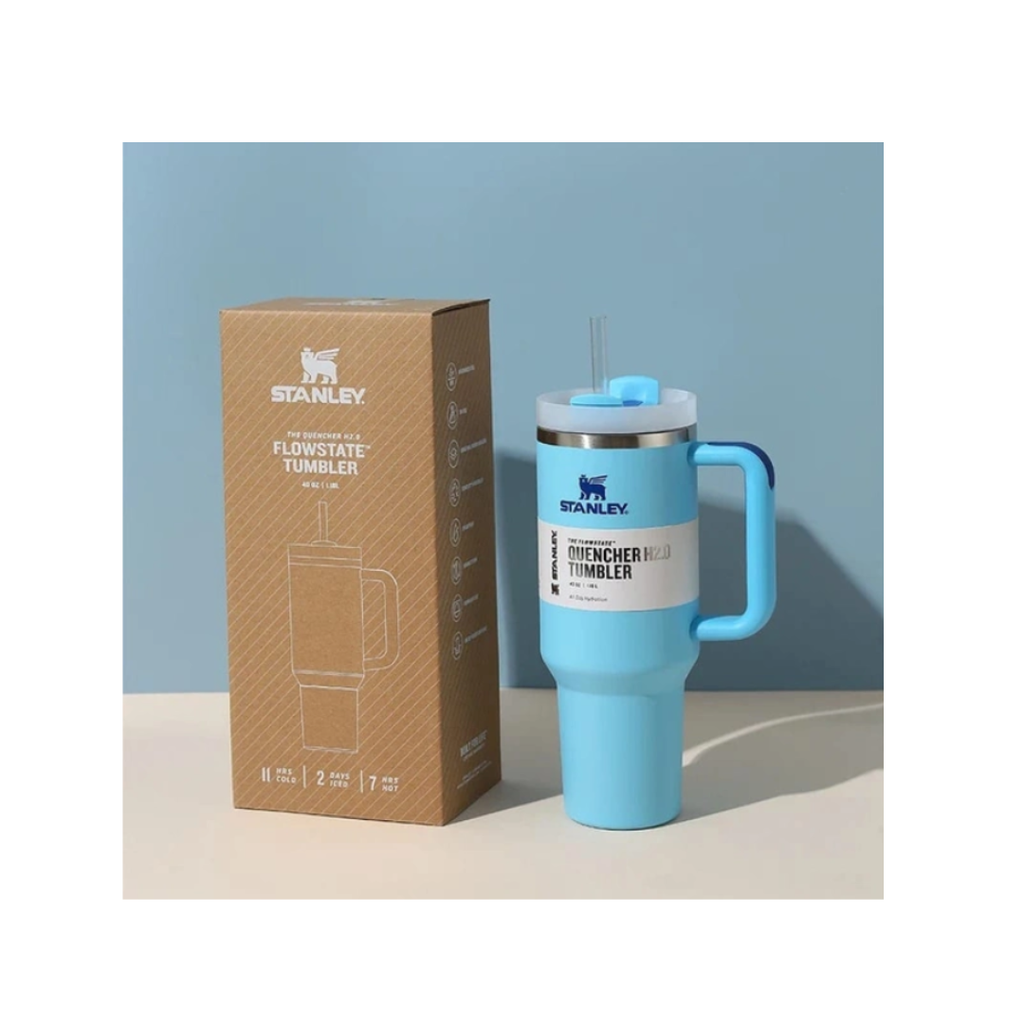 HydraFlow ChillMax Tumbler 40oz · Vacuum Insulated · Ages 12+ · Straw & Flow Lid