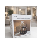 JB Impex Vintage Record Player Aroma Diffuser – USB Ultrasonic Humidifier with Ambient Light(14 Years+)