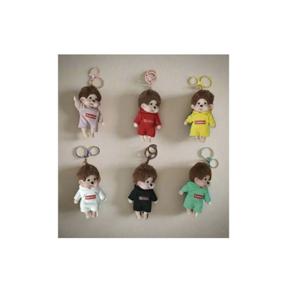 Cartoon Character Hooded Silicon Keychain for Kids Boys and Kids