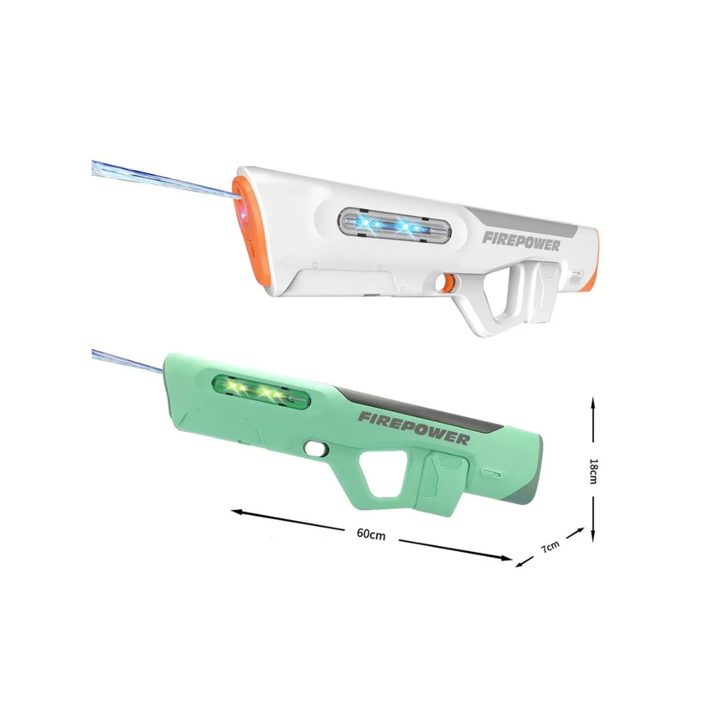 JB Impex Electric High-Pressure Water Gun with Light & Sound Effects Kids Water Blaster Toy (3+ Years)