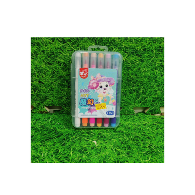 Sketch Pen Washable Nib Sketch Pens with Washable Ink (Set of Multi Color)