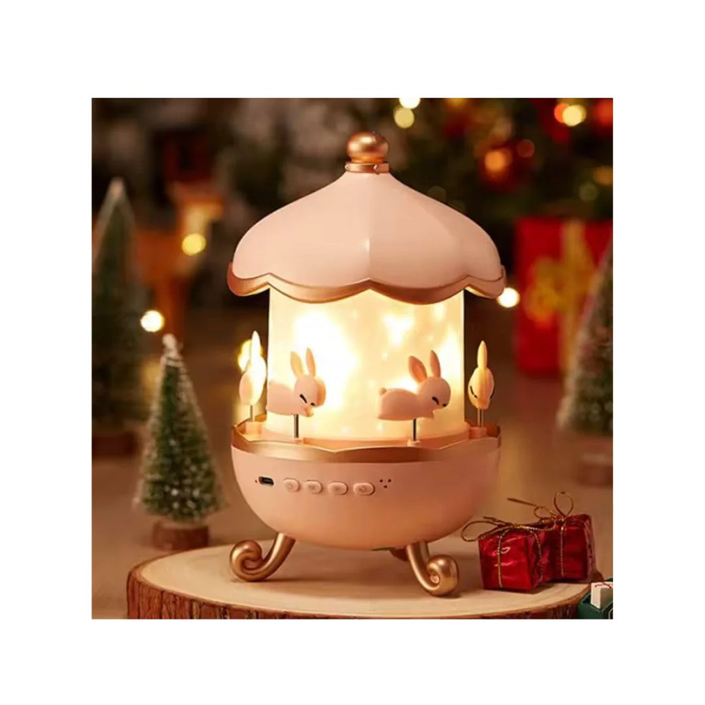 Galaxy Bunny 360° Star Projector Night Lamp · 6 Films · Rechargeable · Ages 1+