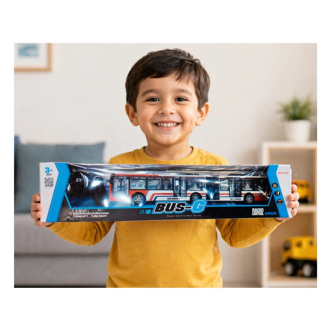 1:16 Scale Remote Control City Express Articulated Bus Toy