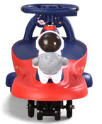 Astronaut Theme Magic Swing Car for Kids with Light & Music