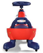 Astronaut Theme Magic Swing Car for Kids with Light & Music