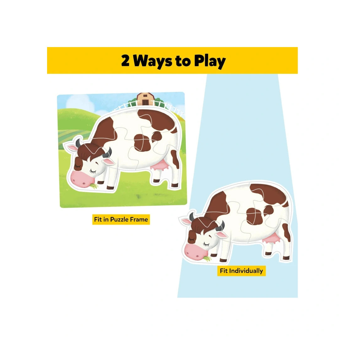 BABY'S FIRST PUZZLE - FARM ANIMALS