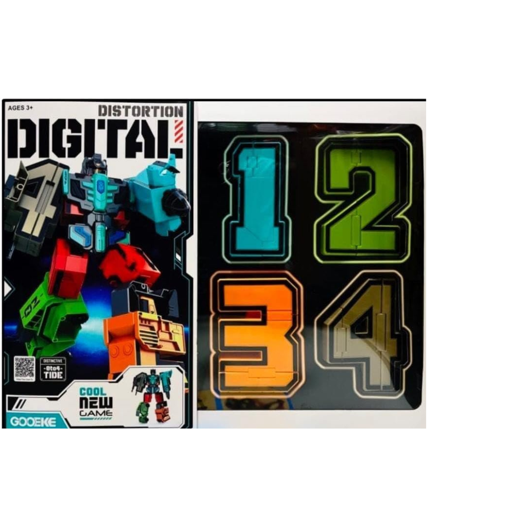 Digital Distortion Robot Puzzle Toy – Number Puzzle Game