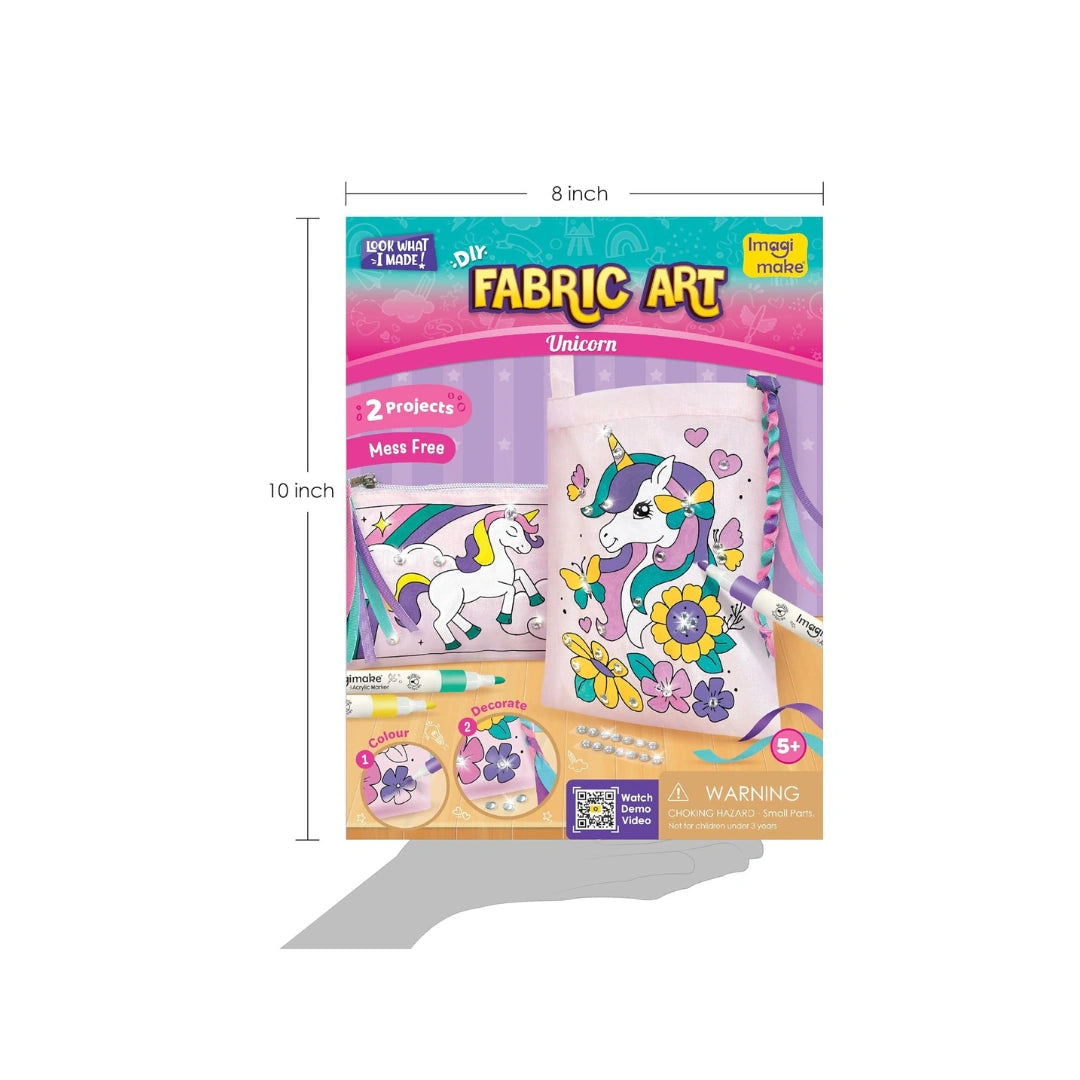 FA01 Fabric Art - Unicorn ]549