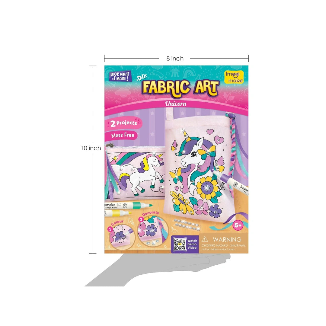 FA01 Fabric Art - Unicorn ]549