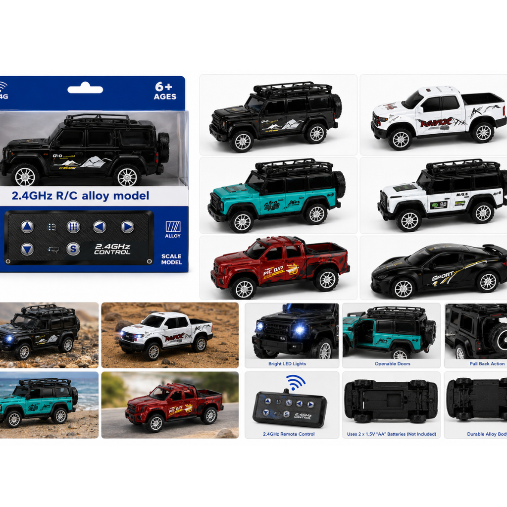 Trasped Alloy Model Car R/C