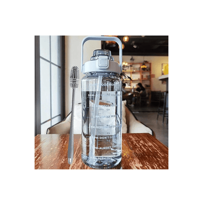 Mitsico Other Gears Mitsico 2 L Capacity Belt Straw Transparent Motivational Water Bottles For Kids (4 Years+)